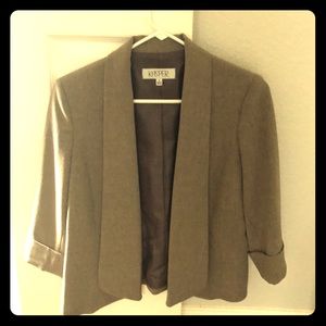 Tan 3/4 sleeve Blazer
